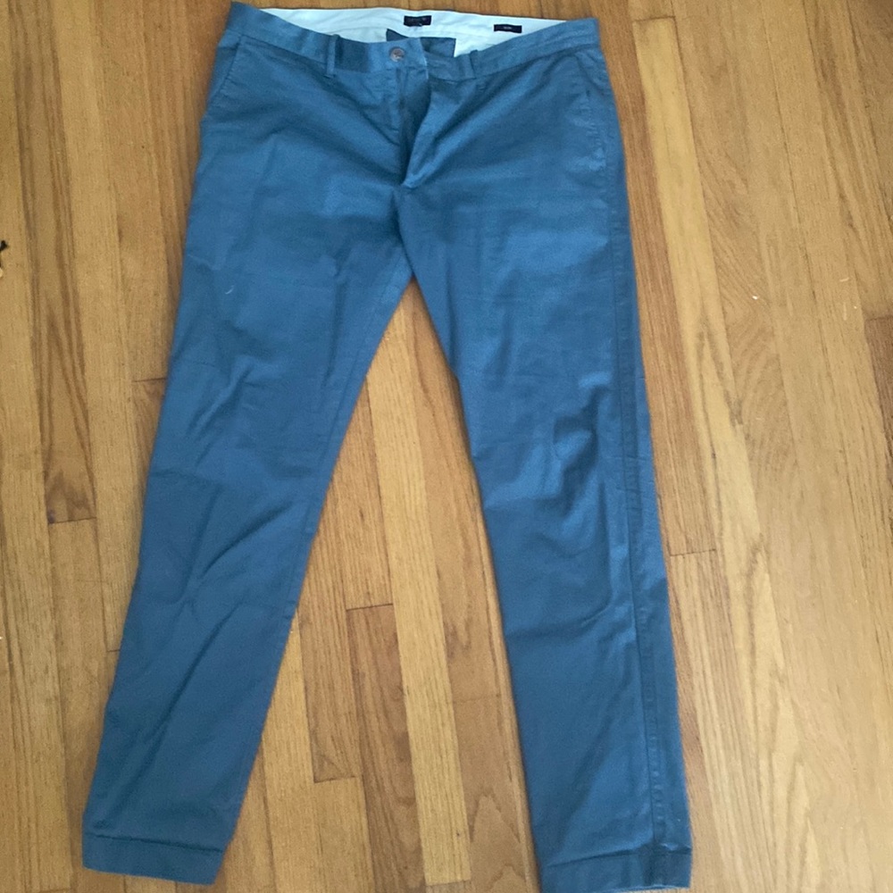 J. Crew 36w 34l slim fit flex, cotton khakis